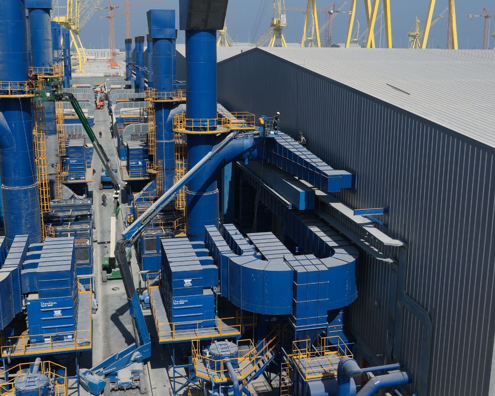 Civil and Mechanical Construction Site